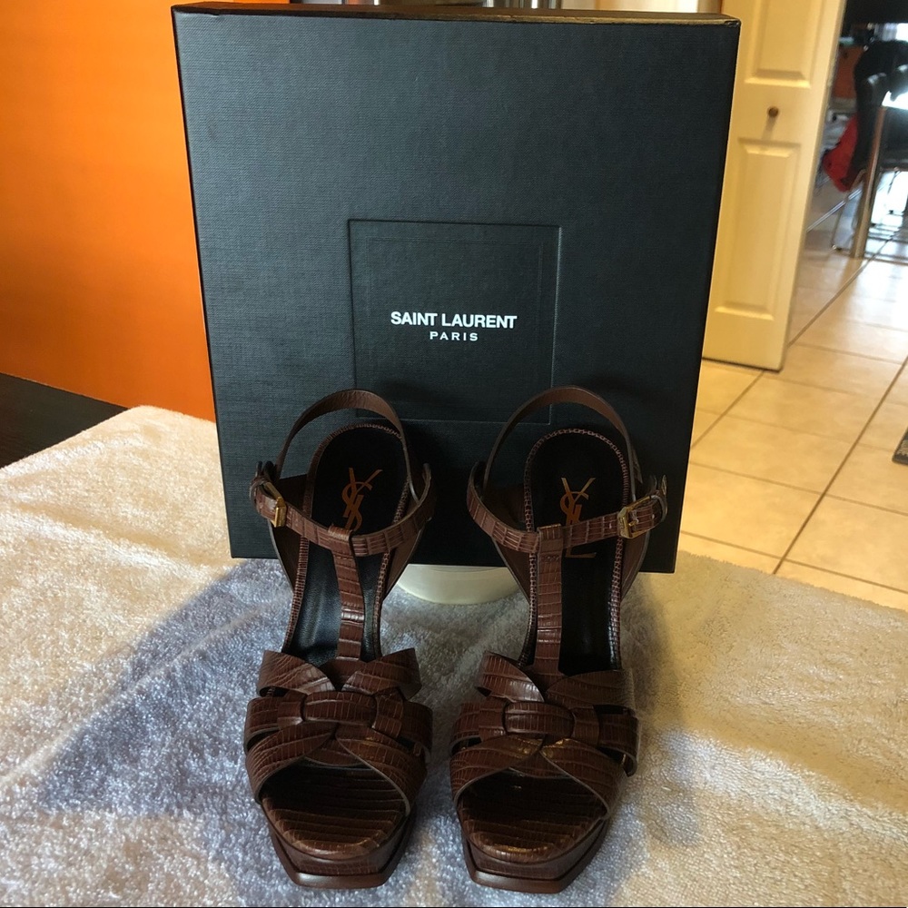 NEW YSL Tribute Sandals - Size 38